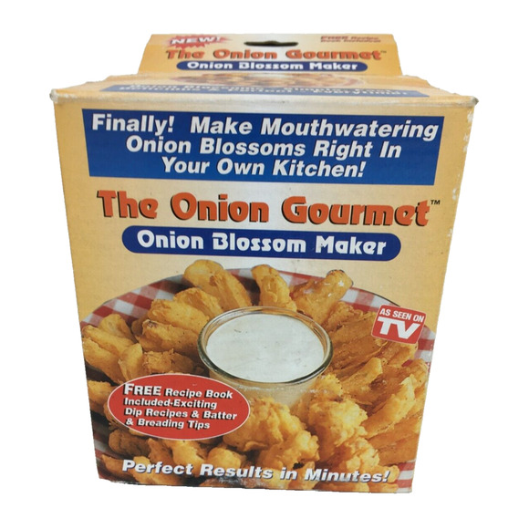 Onion Blossom Maker The Onion Gourmet Onion recipes Holiday Party - Picture 1 of 15